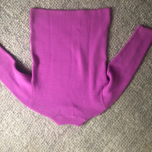 Vintage Magenta Turtleneck Sweater - Picture 2 of 2